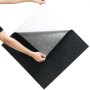VEVOR Peel and Stick Carpet Tiles, 61 x 61 cm, Self-Adhesive Carpet Floor Tiles, Soft Cushioned Carpet Tiles, DIY Installation for Bedroom, Living Room, (15 pcs, Black)