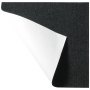 VEVOR Peel and Stick Carpet Tiles, 61 x 61 cm, Self-Adhesive Carpet Floor Tiles, Soft Cushioned Carpet Tiles, DIY Installation for Bedroom, Living Room, (15 pcs, Black)