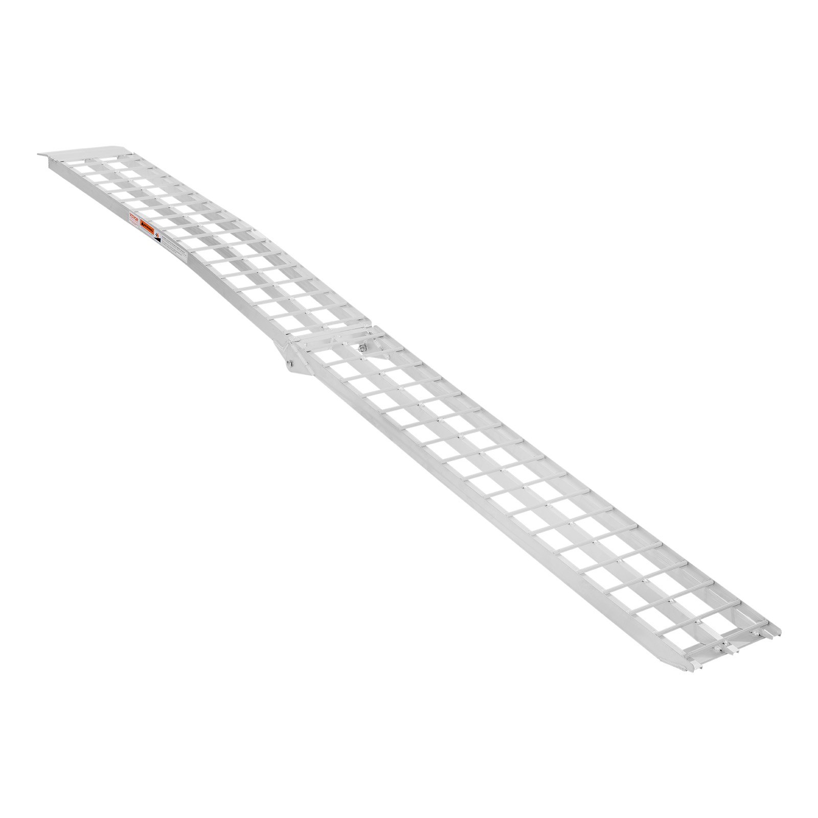 VEVOR Aluminiowa rampa załadunkowa o dużej wytrzymałości (nośność 272 kg / długość 3050 mm) z szeroką powierzchnią, uniwersalna, stabilna rampa załadunkowa z uchwytami, do quadów, rowerów elektrycznych UTV