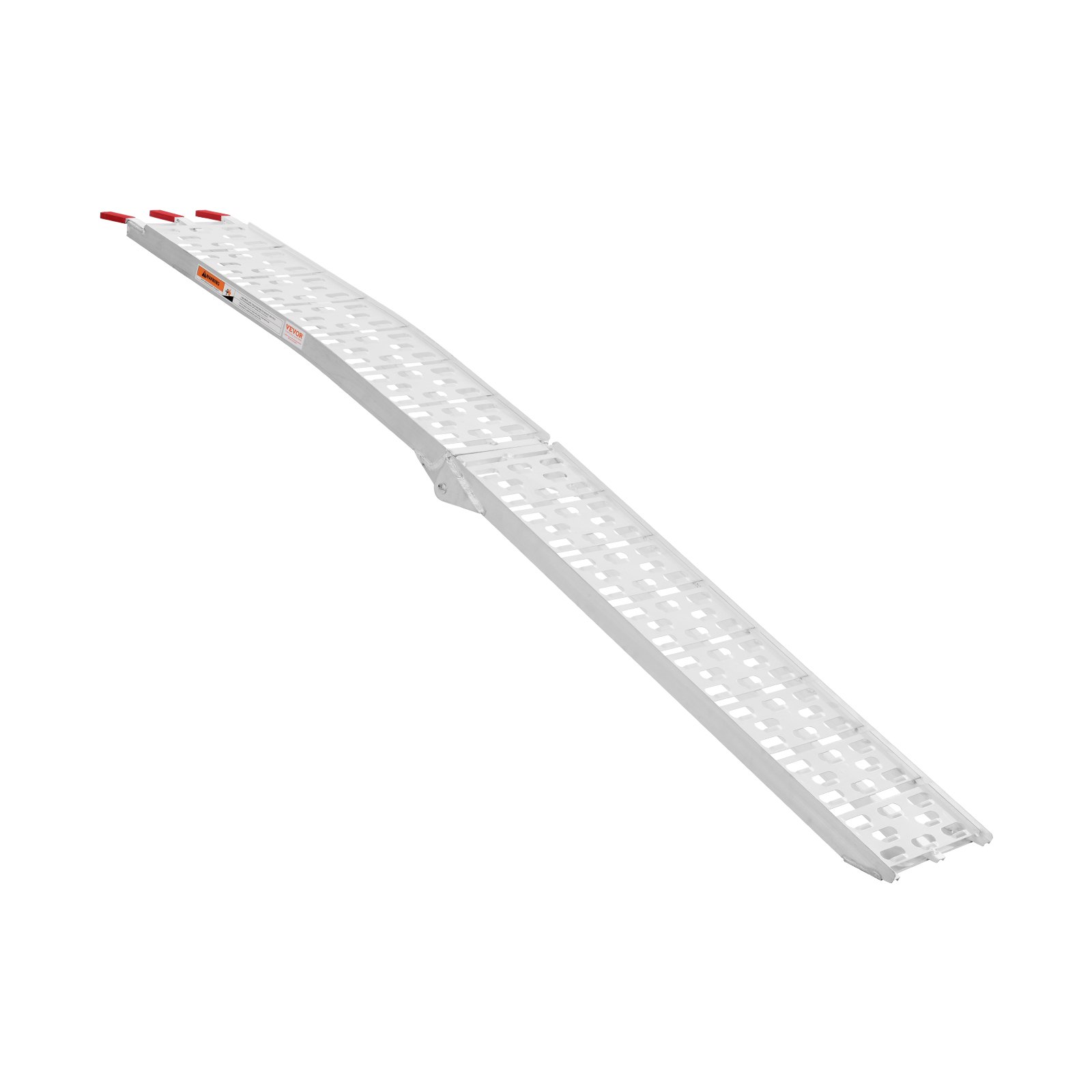 VEVOR Rampa aluminiowa, jednoczęściowa, wytrzymała rampa załadunkowa (nośność 340 kg) z szeroką powierzchnią, uniwersalna, stabilna rampa załadunkowa z uchwytami, do quadów, motocykli, rowerów elektrycznych