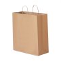 Torby papierowe VEVOR Kraft, opakowanie 100 szt., torby prezentowe z uchwytami, 457 x 178 x 483 mm, duże torby na zakupy, papierowe torby na zakupy, torby Kraft, na urodziny, wesela, zakupy, prezenty, brązowe
