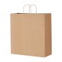 Torby papierowe VEVOR Kraft, opakowanie 100 szt., torby prezentowe z uchwytami, 457 x 178 x 483 mm, duże torby na zakupy, papierowe torby na zakupy, torby Kraft, na urodziny, wesela, zakupy, prezenty, brązowe
