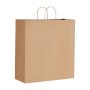 Torby papierowe VEVOR Kraft, opakowanie 100 szt., torby prezentowe z uchwytami, 457 x 178 x 483 mm, duże torby na zakupy, papierowe torby na zakupy, torby Kraft, na urodziny, wesela, zakupy, prezenty, brązowe