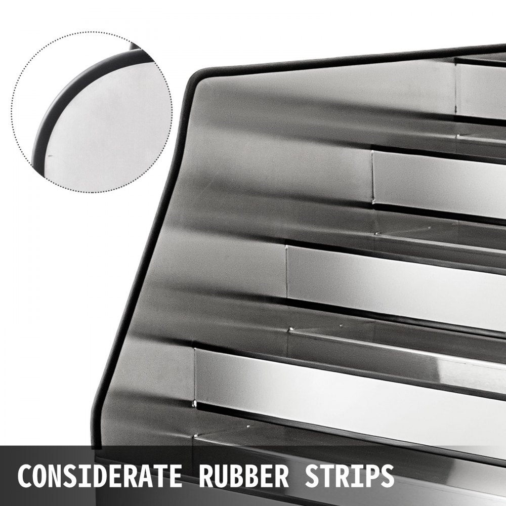 VEVOR stojak na wino metalowy stojak na butelki 5-poziomowy stojak na butelki wina 60x58x82.5cm