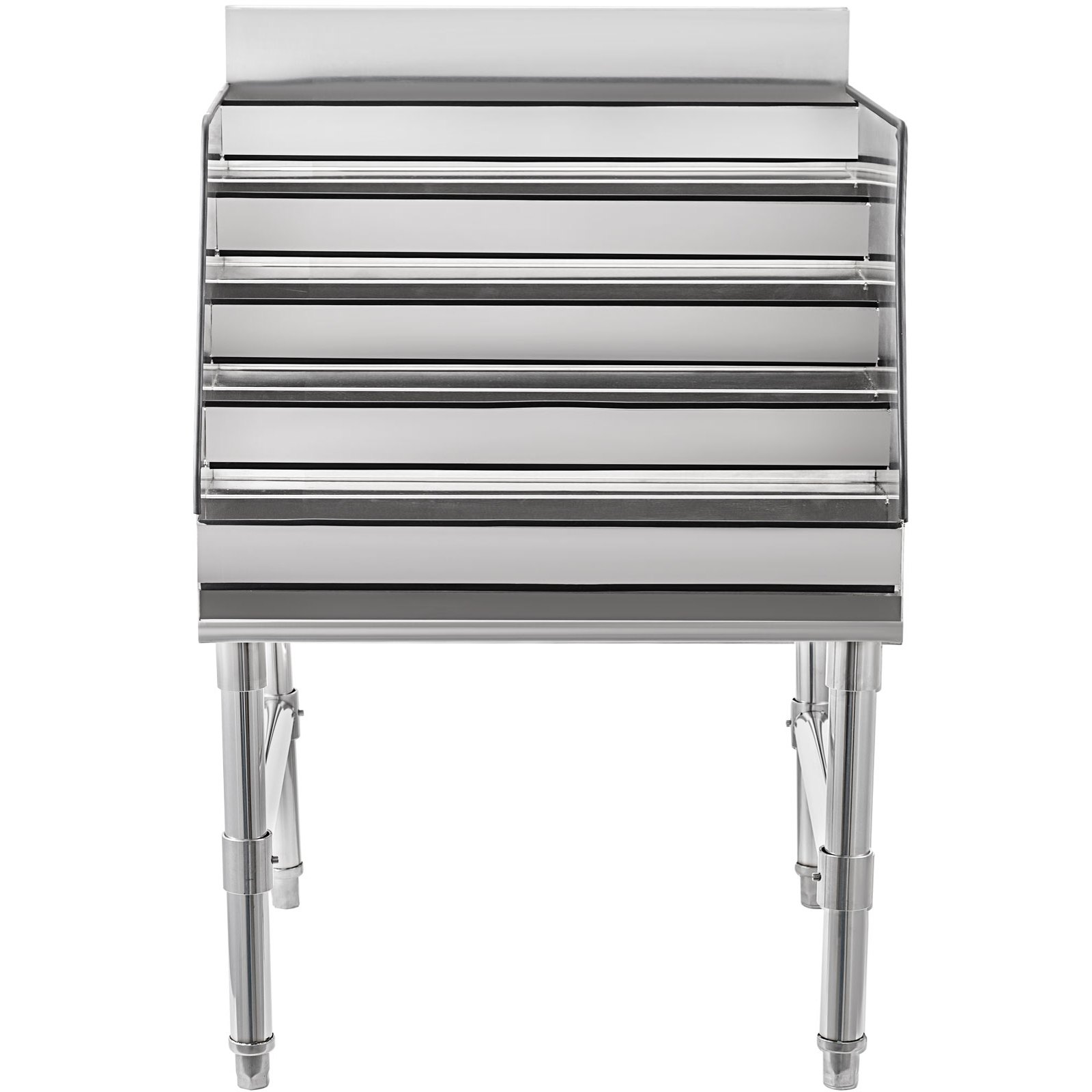 VEVOR stojak na wino metalowy stojak na butelki 5-poziomowy stojak na butelki wina 60x58x82.5cm