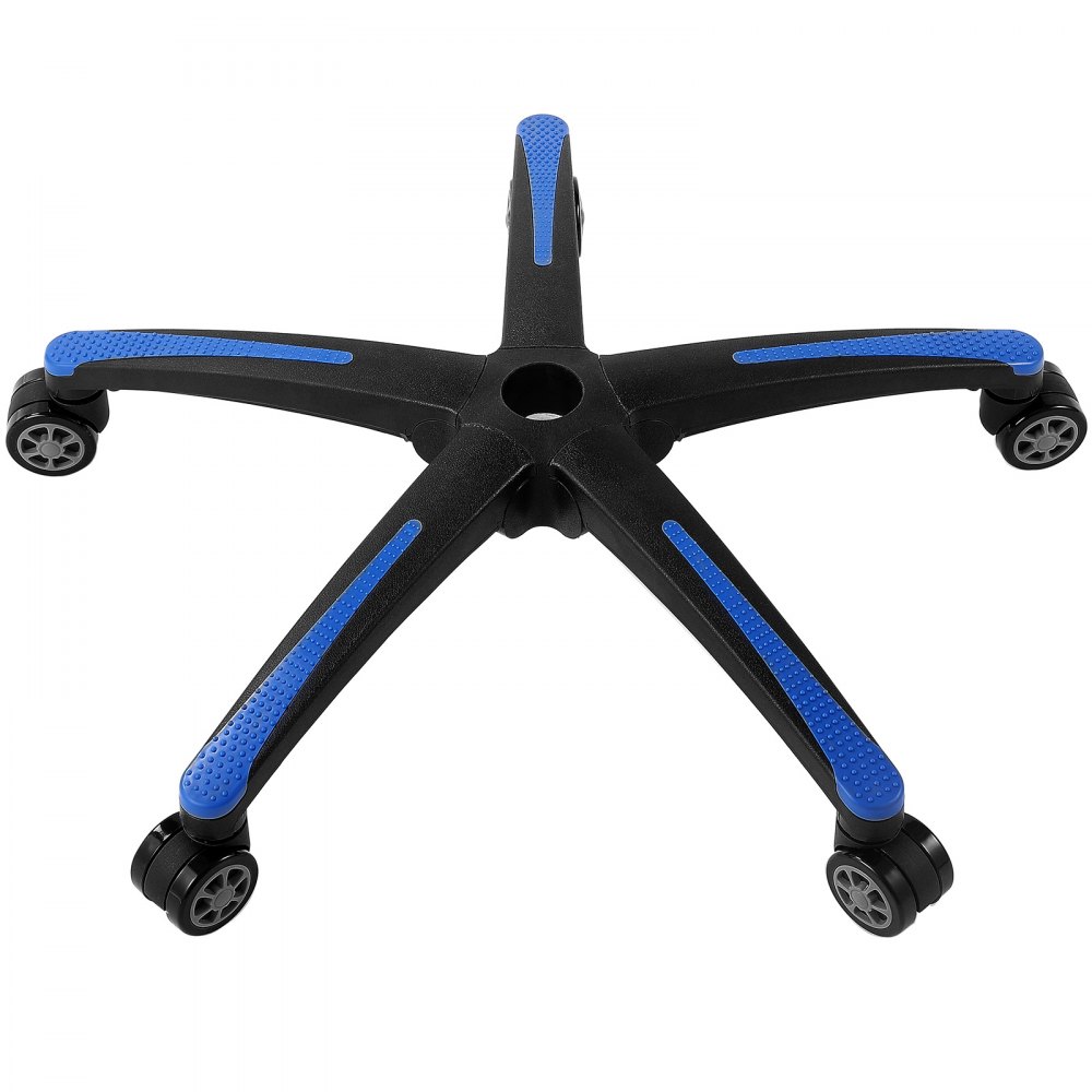 Podstawa krzesła biurowego VEVOR, 28 cali, obciążenie statyczne 2500 funtów, wytrzymała, uniwersalna podstawa krzesła biurowego do komputera z 5 kółkami i wzmocnionymi nogami, podstawa krzesła biurowego, czarno-niebieska - fotka 1