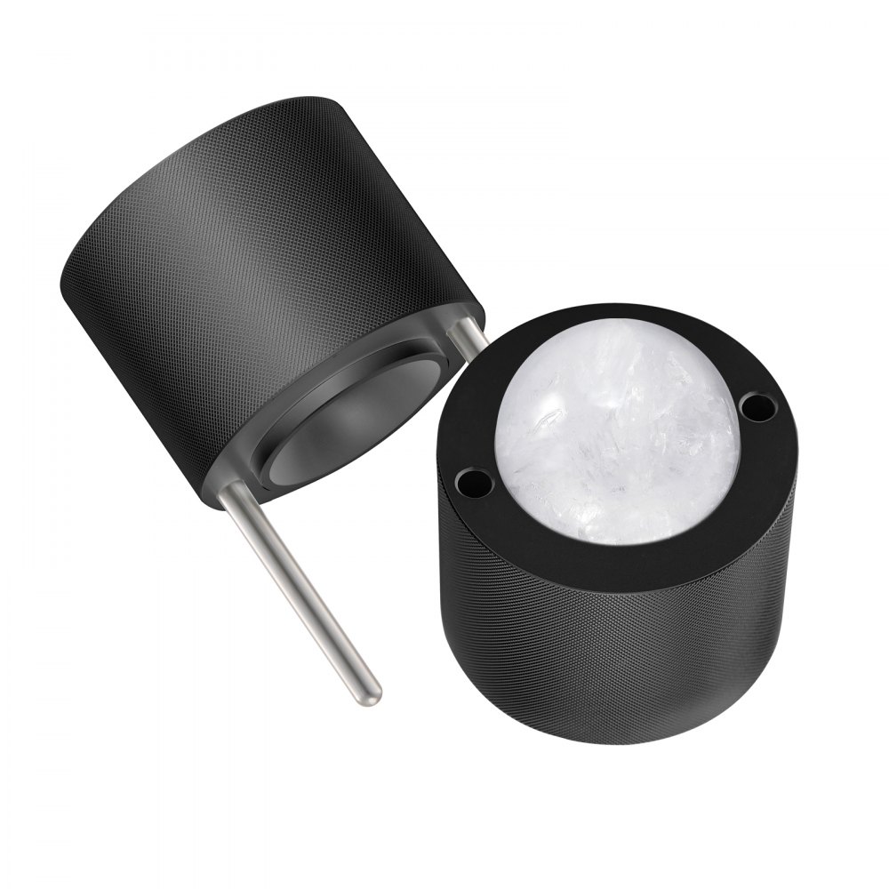 Zestaw do robienia kulek lodowych VEVOR Ice Press 60 mm, kulki lodowe wykonane z aluminium lotniczego z foremką do lodu, dużą matą, szczypcami, tacką ociekową i szklanką, okrągła maszyna do robienia kulek lodowych, na imprezy koktajlowe z whisky i święta - miniatúra 12