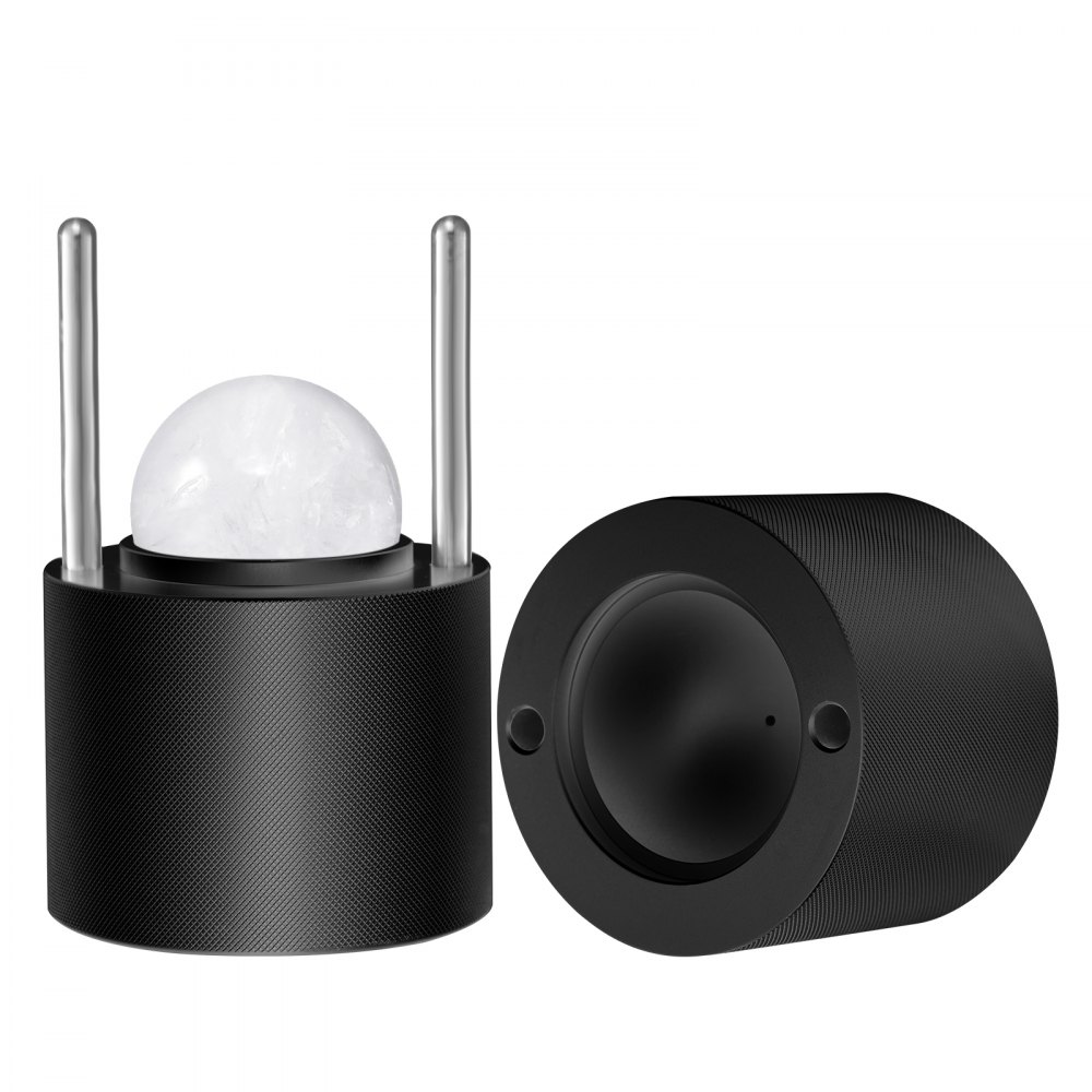 Zestaw do robienia kulek lodowych VEVOR Ice Press 60 mm, kulki lodowe wykonane z aluminium lotniczego z foremką do lodu, dużą matą, szczypcami, tacką ociekową i szklanką, okrągła maszyna do robienia kulek lodowych, na imprezy koktajlowe z whisky i święta - miniatúra 9