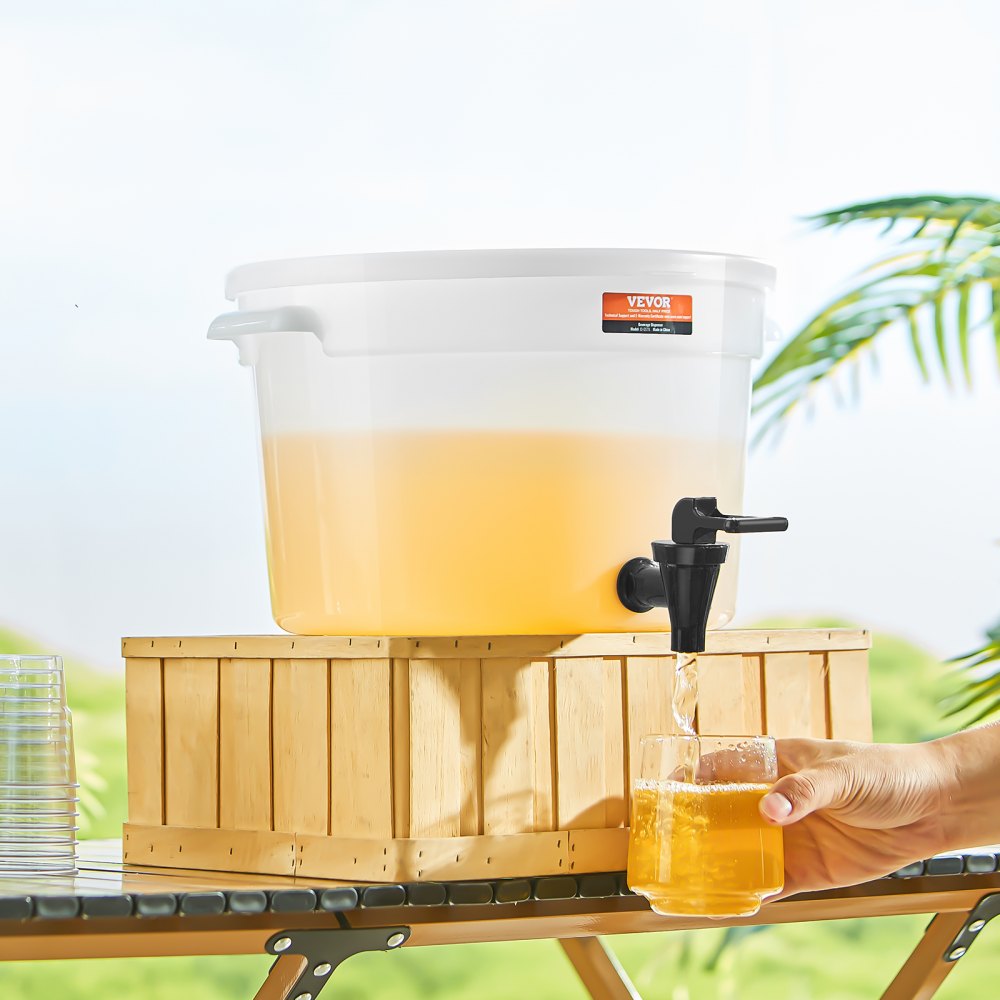Dystrybutor napojów VEVOR, 11-litrowy dozownik napojów na imprezy, plastikowy dozownik soków z kranem i pokrywką, dozownik wody do mrożonej herbaty, lemoniady, do restauracji, hoteli, na imprezy - miniatúra 8