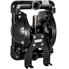ปั๊มไดอะแฟรมคู่แบบใช้ลม vevor 1 นิ้วทางเข้าออกอลูมิเนียม 35 gpm สูงสุด 120psi สำหรับใช้ในอุตสาหกรรม qby4-25lf46-1inch-35