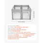 VEVOR Baby Playpen, 47.2″ x 47.2″ Foldable Toddlers Playpen, Indoor/Outdoor Baby Fence Play Yard with Zippered Door & Soft Breathable Mesh, No-Gap Toddlers Activity Center for 6 -24 Months Babies