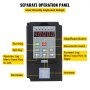 0.75KW Variable Frequency Drive VFD Speed Controller Inverter Single to 3 Phase