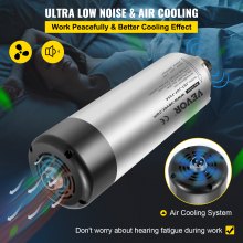 High Speed 0.8KW Air Cooled Spindle Motor Engraving Milling & Grinding