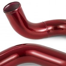 Red Turbo Intercooler Pipe Boot Kit CAC Tubes for 03-07 Ford 6.0L Powerstroke