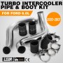 VEVOR Turbo Intercooler Pipe & Boot Kit Silver for 03-07 Ford 6.0L Powerstroke Diesel