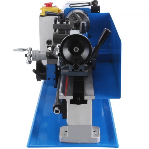 VEVOR Mini Metal Lathe 7x12 Inch Precision Variable Speed 2250RPM 400W Scale Telescopic Sets Metal Wood Working Lathe Automatic with 3-jaw Self-Centering Chuck