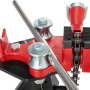 VEVOR Tripod Pipe Chain Vise | 1/8"-5" Pipe Capacity | 92.5 cm Length | Portable Folding Steel Legs | Grab, Support, and Bend Pipes | Ideal for Factory, Workshop, and Home Use