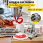 VEVOR Commercial Tomato Slicer 1/4" Heavy Duty Cutter with Built-in Cutting Board for Restaurant or Home Use