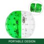 1.2m Inflatable Bubble Zorb Ball Football Bumper Human Activity Green