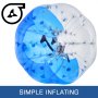 1.2M Inflatable Zorb Bubble Soccer Football Bumper Ball Body Zorbing Gifts