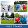 1.2M Inflatable Zorb Bubble Soccer Football Bumper Ball Body Zorbing Gifts