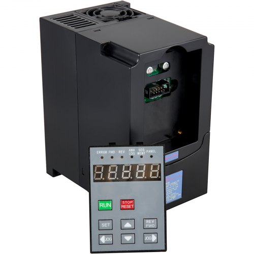 VEVOR 1.5KW VFD Variable Frequency Drive Inverter for Spindle Motor Speed Control 2HP 7A 220-250V (1.5KW 220V)