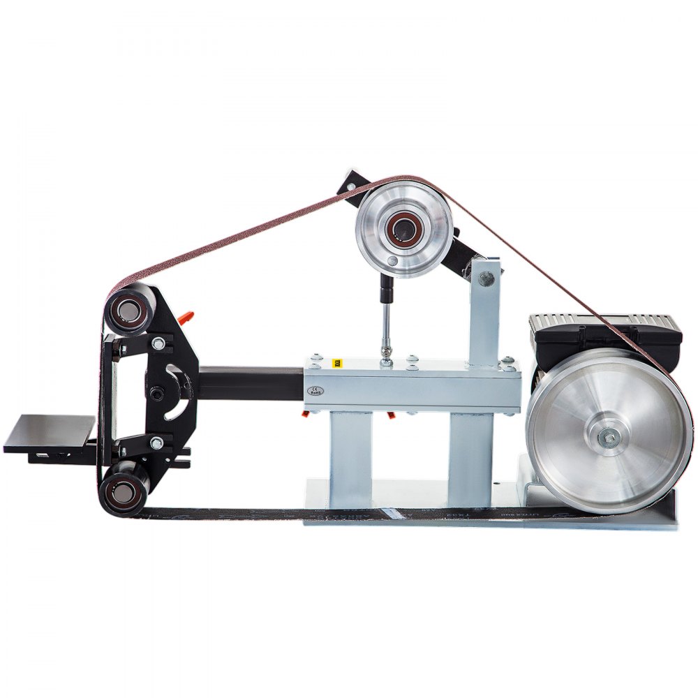 VEVOR 2" x 82" Belt Grinder, 2HP 1500W, 3 in 1 Constant Speed Belt Disc Sander with 3 Grinding Wheel, 110V Bench Sander with 12-inch Wheel and Flat Platen Tool Rest for Knife Making