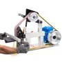 VEVOR 1500W 2HP Belt Sander Grinder, 2" x 82" Variable Speed Belt Grinder for Metalworking, 3 in 1 Belt Sander Polisher with 3 Grinding Moulds & Flat Platen Tool Rest for Knife Making