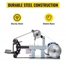 Vevor Belt Grinder Sander 2" x 82" Complete Chassis with 2HP Motor & VFD Combo