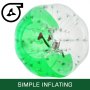 Happybuy Inflatable Bumper Ball 5 FT / 1.5M Diameter, Bubble Soccer Ball, Blow It Up in 5 Min, Inflatable Zorb Ball for Adults or Children (5 FT, Green)