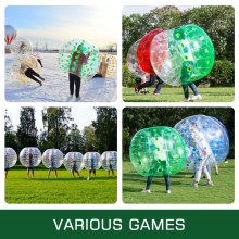 VEVOR Inflatable Bumper Ball 5 FT / 1.5M Diameter, Bubble Soccer Ball, Blow It Up in 5 Min, Inflatable Zorb Ball for Adults or Children (5 FT, Green)