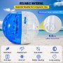 VEVOR Inflatable Bumper Ball 5 FT / 1.5M Diameter, Bubble Soccer Ball, Blow It Up in 5 Min, Inflatable Zorb Ball for Adults or Children (5 FT, Blue)