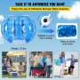 VEVOR Inflatable Bumper Ball 5 FT / 1.5M Diameter, Bubble Soccer Ball, Blow It Up in 5 Min, Inflatable Zorb Ball for Adults or Children (5 FT, Blue)