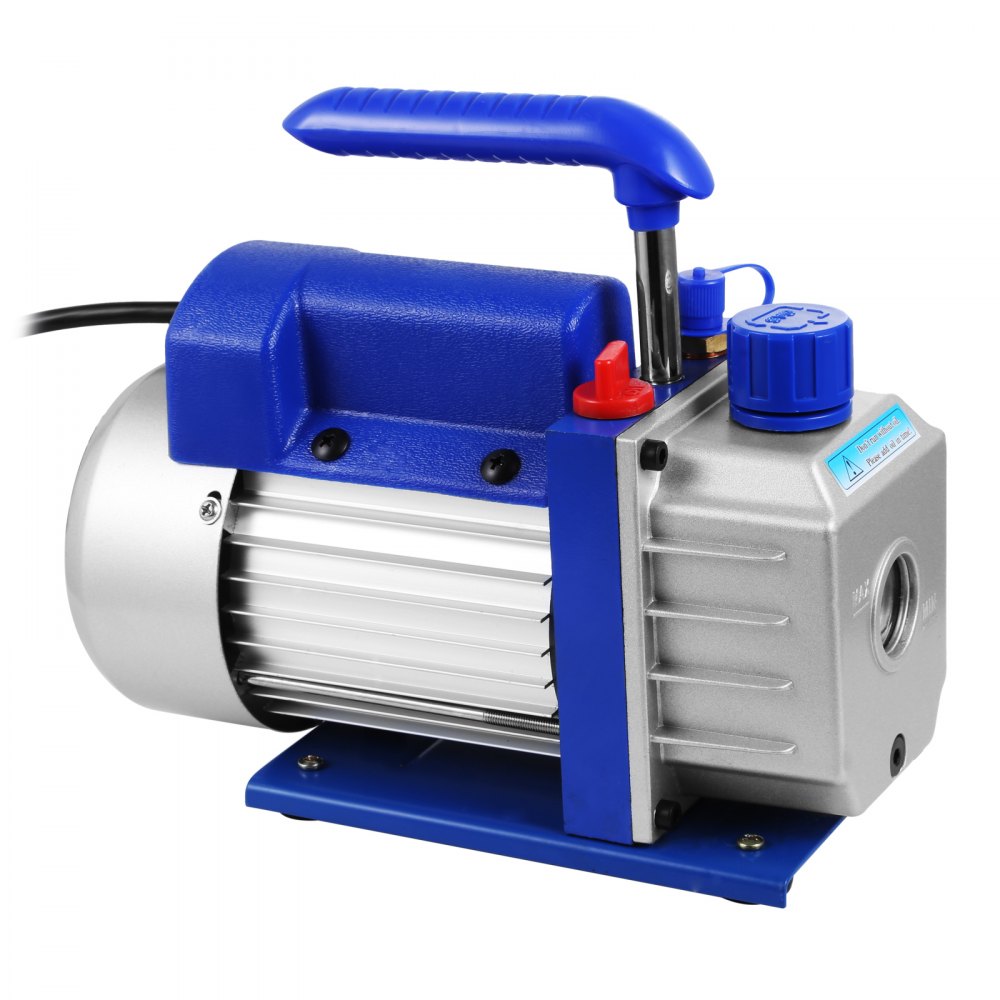 VEVOR 220V 1.8CFM 1 Stage Refrigerant Vacuum Pump Gauges Tools Air