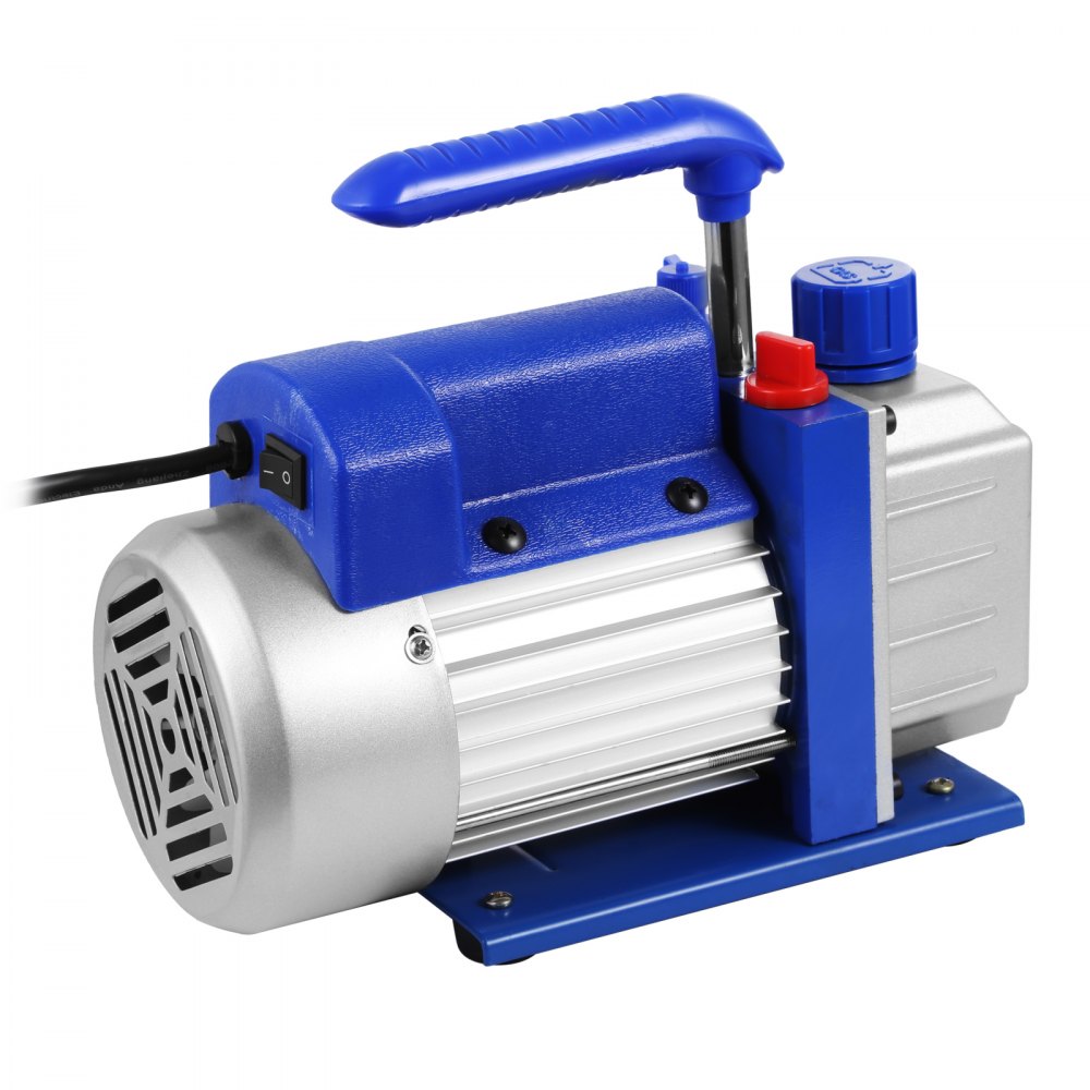 VEVOR 220V 1.8CFM 1 Stage Refrigerant Vacuum Pump Gauges Tools Air