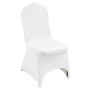 100pcs Chair Covers White Arched Front Spandex Lycra Wedding Party For