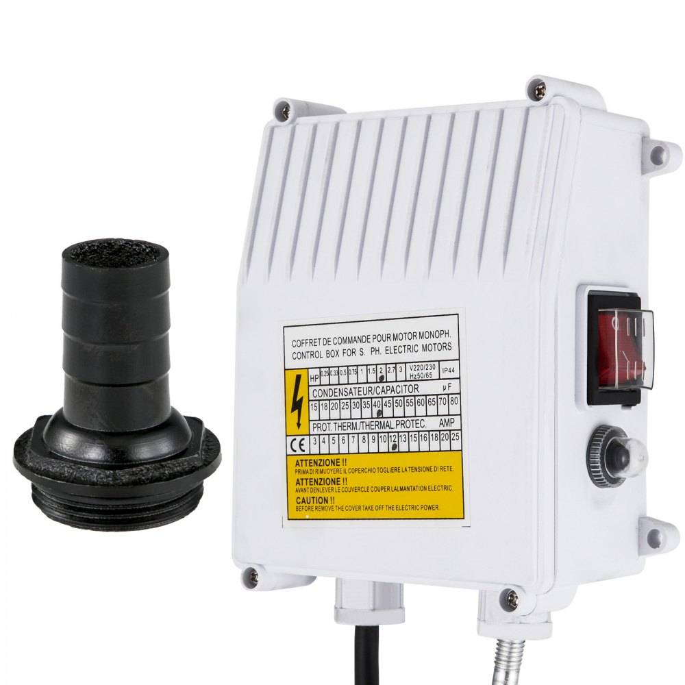 VEVOR 1.5HP Submersible Bore Water Pump 220V 4“ Deep Well Pump 40m Cable