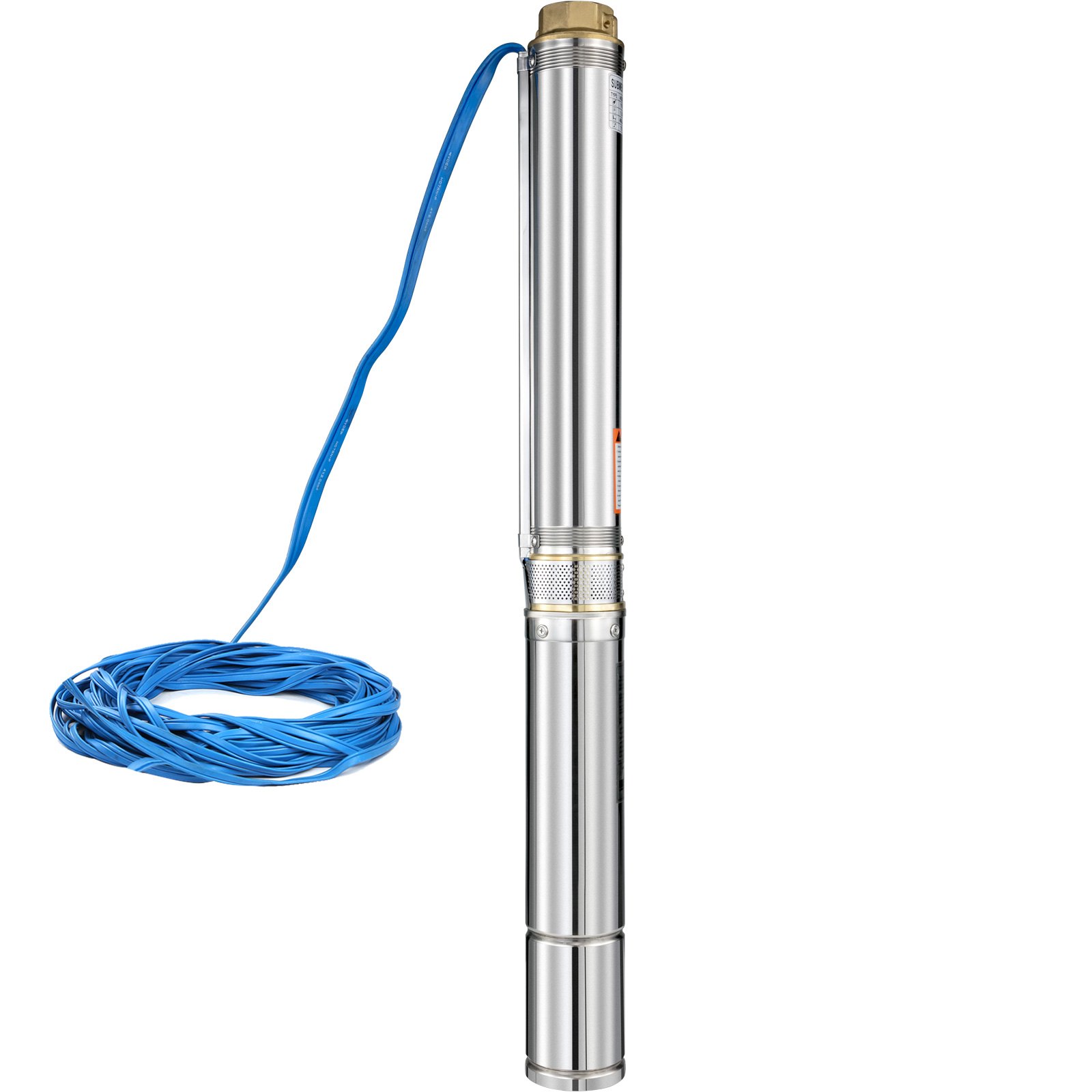 VEVOR 1.5HP Submersible Bore Water Pump 220V 4“ Deep Well Pump 40m Cable