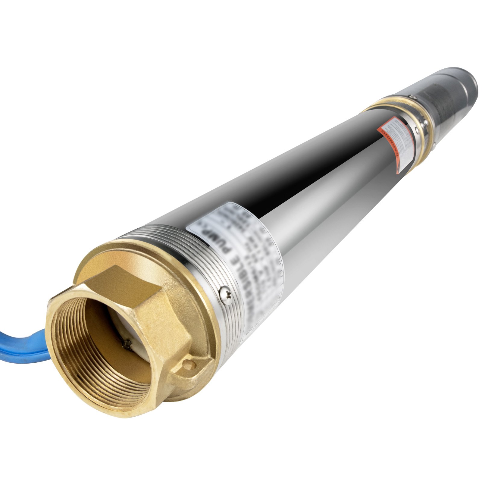 VEVOR 1.5HP Submersible Bore Water Pump 220V 4“ Deep Well Pump 40m Cable