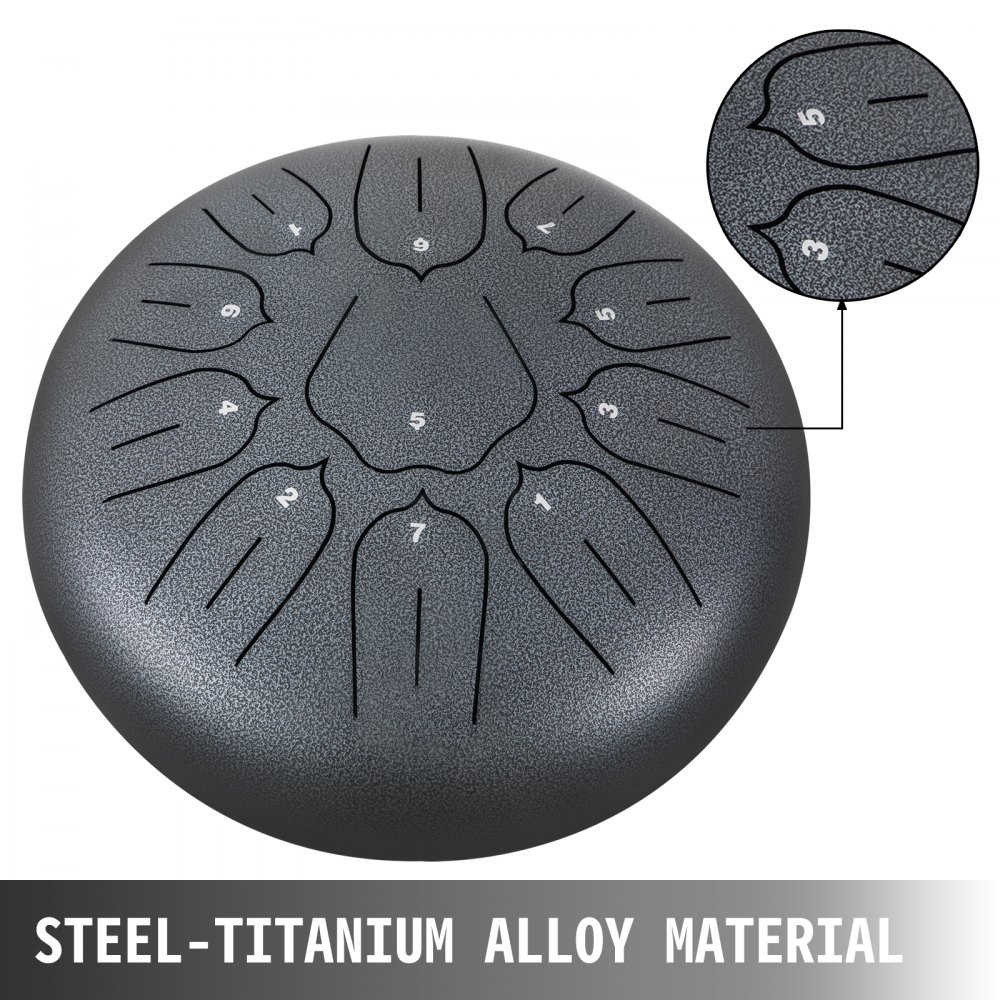 10 Notes Pan Handpan Hand Drum Steel Drum Percussion Drum Musical