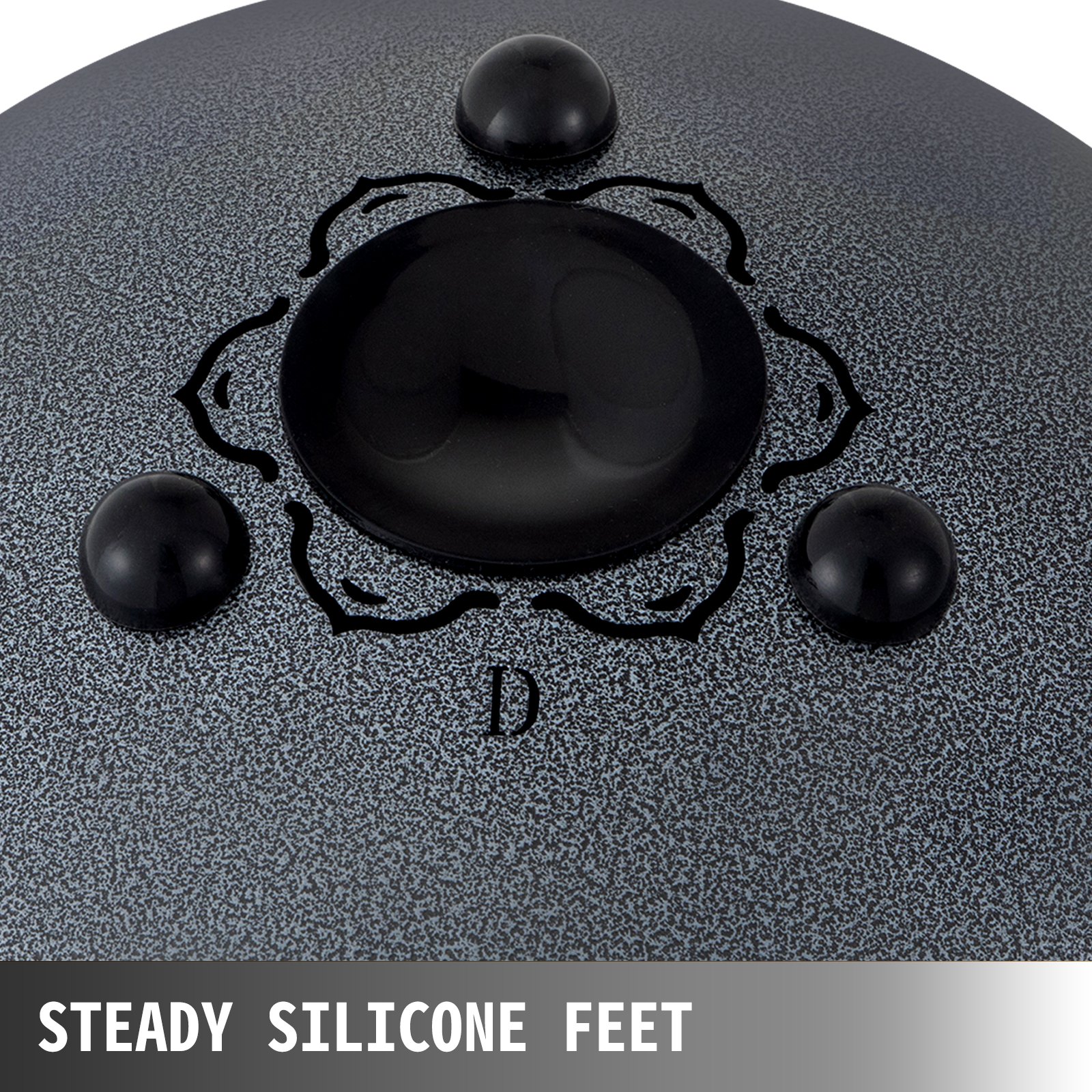 Steel Tongue Drum 11Note 10 Inch Percussion Instrument Steel Hang Drum Gun-Color