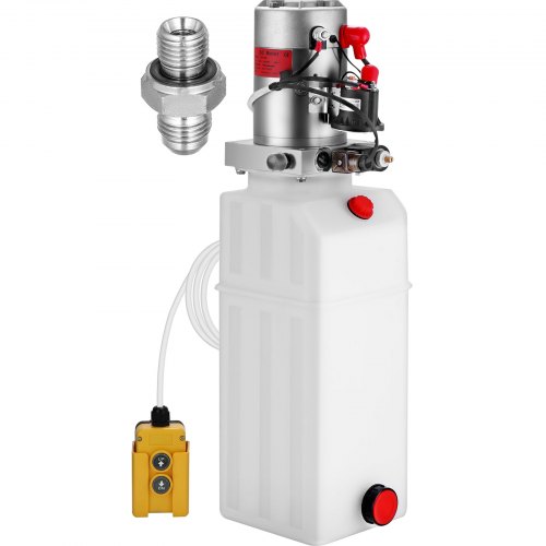 10 Quart Single Acting Hydraulic Pump Dump Trailer Reservoir Crane Repair
