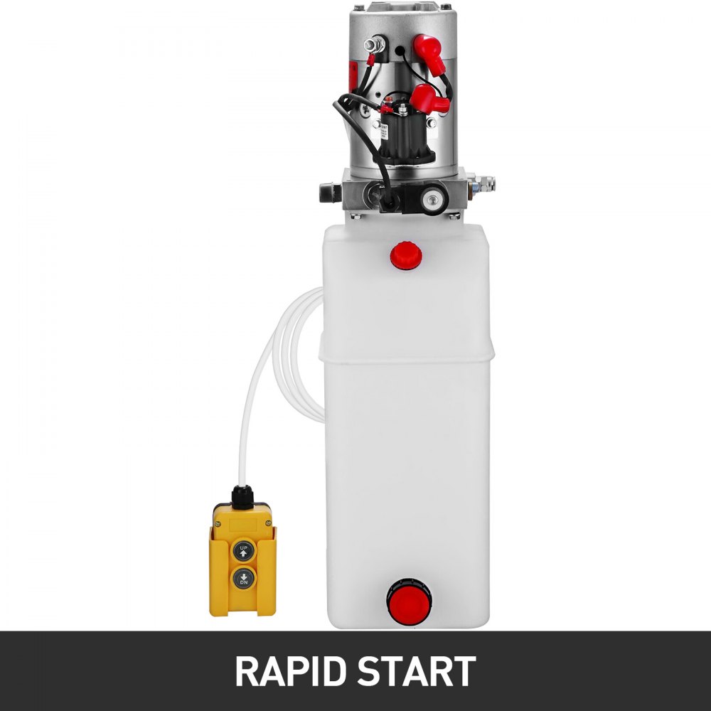 10 Quart Single Acting Hydraulic Pump Dump Trailer Reservoir Crane Repair