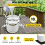 VEVOR Paint Tank 10L Pressure Pot Paint Sprayer 2.5 Gallon Pressure Spray Gun Regulator (10L 1.5mm)