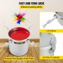 VEVOR Commercial Paint Pressure Tank 2.5 Gallons Pressure Pot Tank 10L Pressure Paint Pot Feed Spray Gun 1.5mm Nozzle Paint Sprayer for 10L Capacity Painting