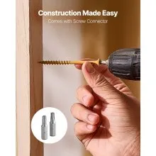 #10 Wood Screws Anti-Rust 3-Inch Outdoor Deck Screws 350PCS T25/Torx Star Drive