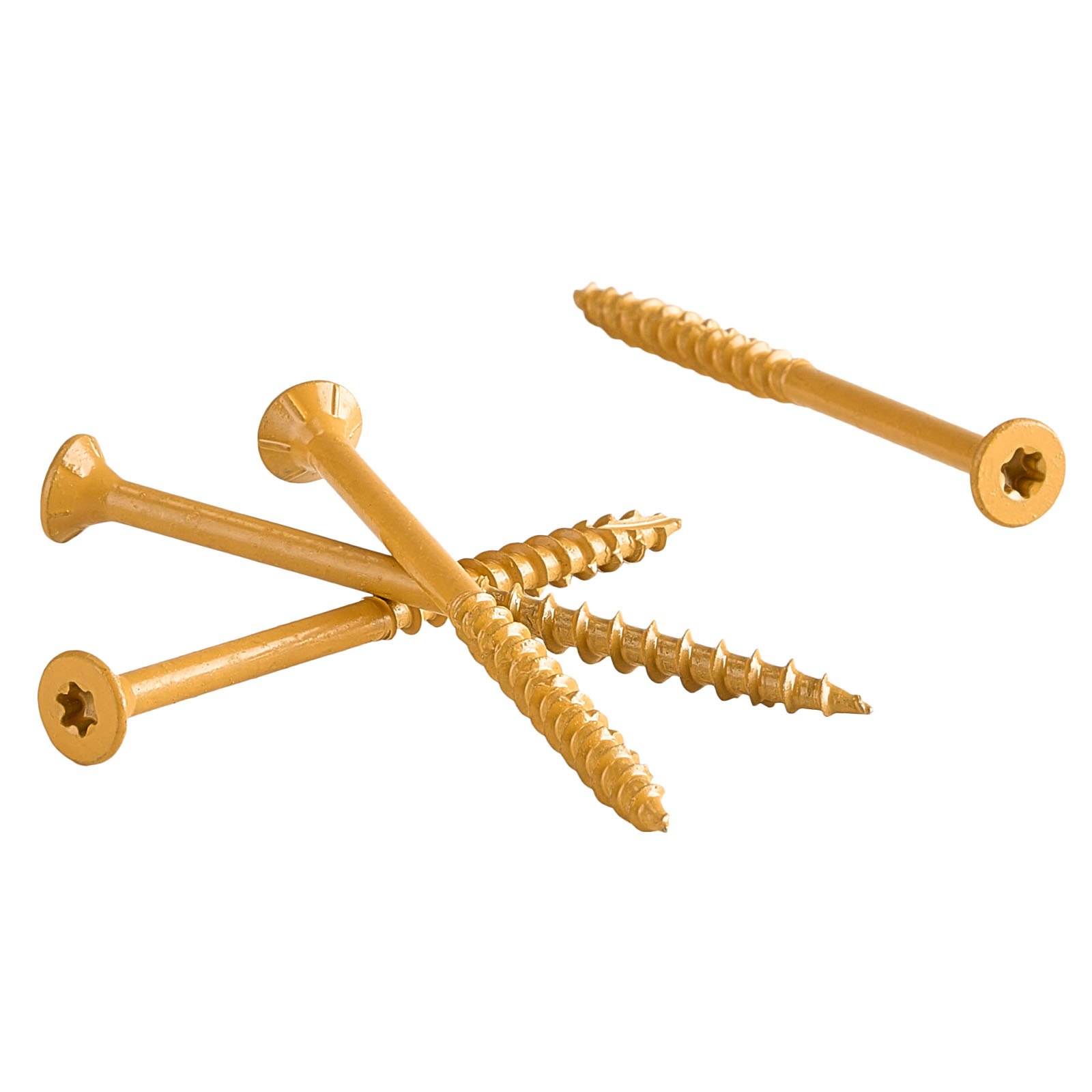 VEVOR Wood Screws 350 PCS, #10 x 3-Inch Anti-Rust Coated, Exterior Deck Screw Torx/T25 Star Drive, Metal Rust-Resistant Outdoor Decking Screws with 2 Screw Connectors, for Decking Fencing Framing
