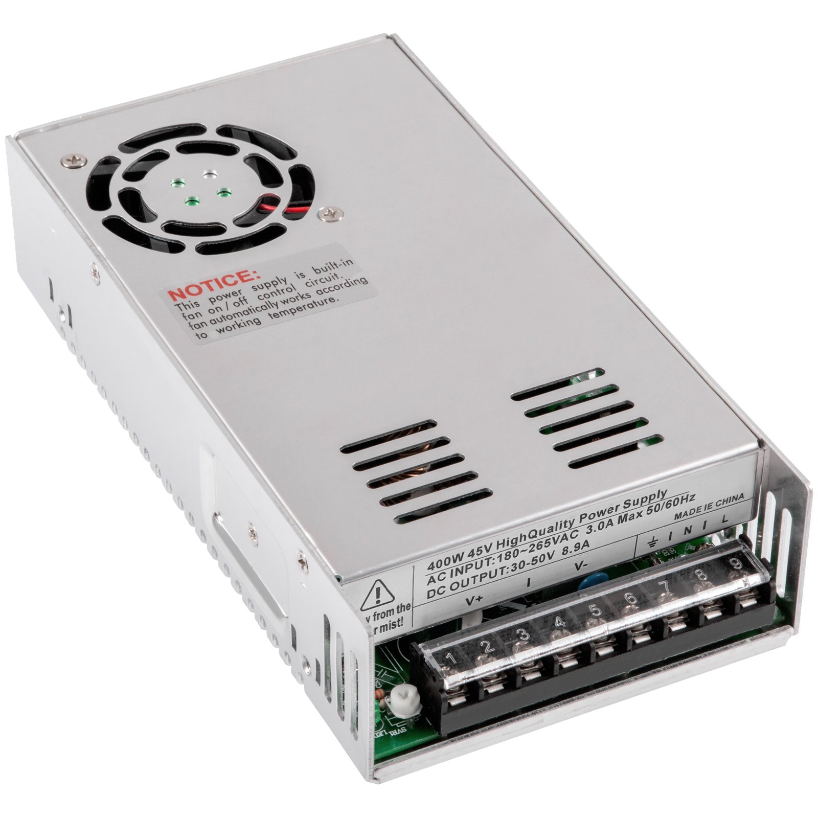 VEVOR 10 Head Ultrasonic Mist Maker Fogger 250W Mist Maker Fogger Air Humidifier with Transformer Accessories for Industrial Scenic Agriculture Greenhouse Hydroponics Garden Lawn Pond