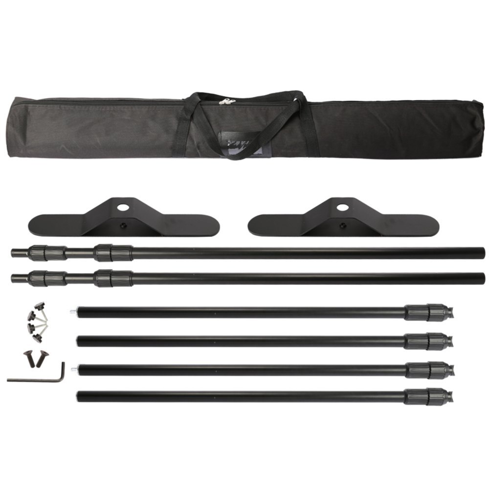 10pcs 8' X 8' - 10' X 8' Backdrop Banner Stand Step and Repeat Adjustable Telescopic Height and Width