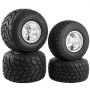 VEVOR Go Kart Wheels Rain Tires Set of 4 Rim & Tyre Durable 10X4.50-5 11x6.0-5